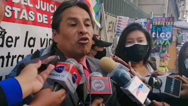 Comité impulsor del caso golpe pide el alejamiento de Lima por promover un juicio de responsabilidades para Añez